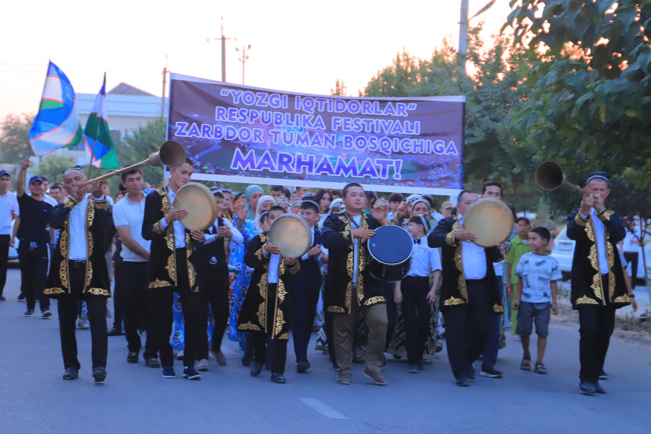 Zarbdorda “Yozgi iqtidorlar” festivali bo‘lib o‘tdi.
