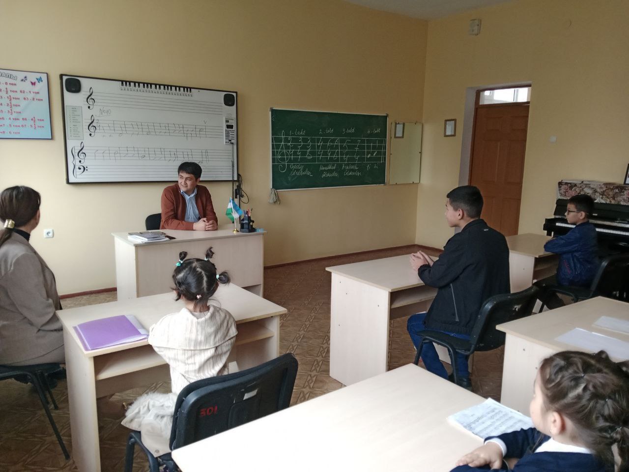 Sharof Rashidov tumani 8-son bolalar musiqa va san’at maktabida ochiq dars bo‘lib o‘tdi.