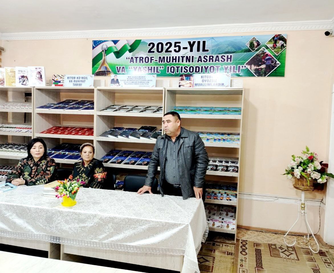 Jizzax viloyati ko'zi ojizlar maxsus kutubxonasida Sharof Rashidov tavalludining 108 yilligiga bag'ishlangan davra suhbati o'tkazildi
