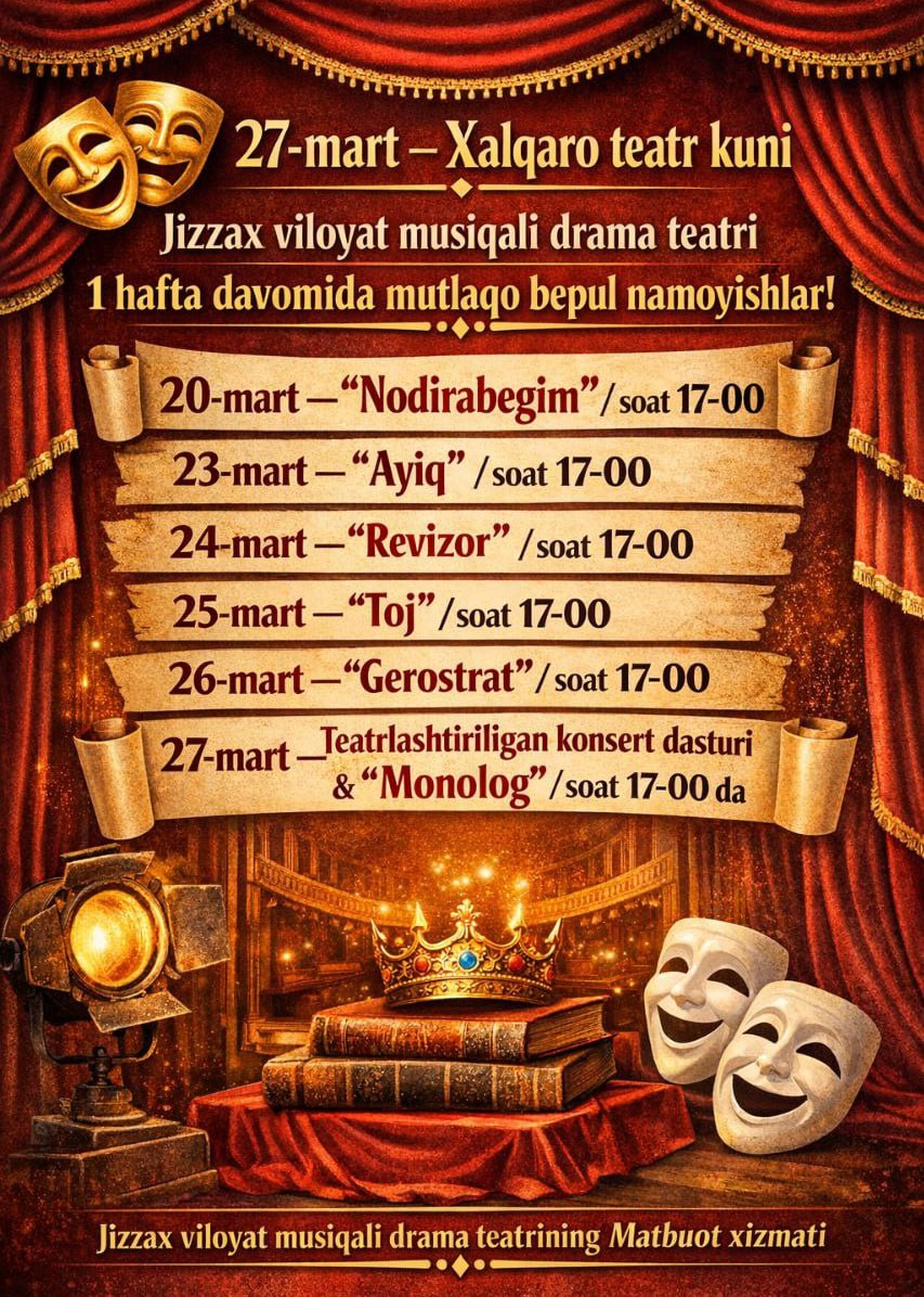 "Teatrlar haftaligi"