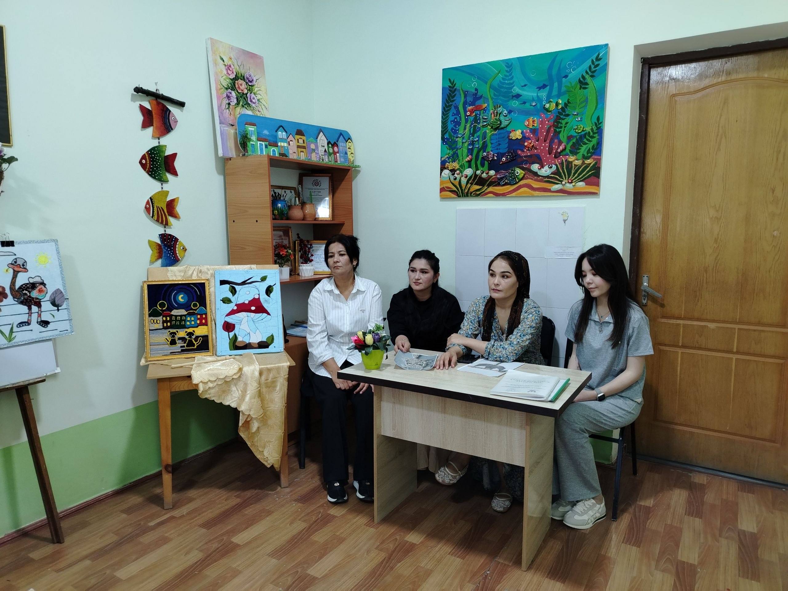 “Dekorativ kompozitsiya – Makrame” mavzusida ochiq dars bo’lib o’tdi.