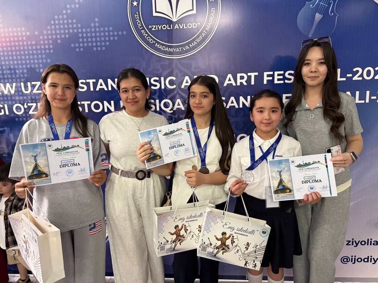 "NEW UZBEKISTAN MUSIC AND ART FEST-2026" xalqaro festivaliga jizzaxlik yoshlar munosib ishtirok etishdi